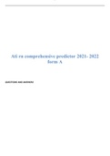 ATI RN Comprehensive Predictor 2021/2022 Form A
