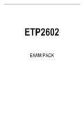 ETP2602 EXAM PACK 2022