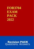 FOR3704 EXAM PACK 2022
