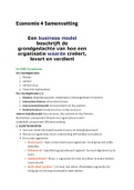 Economie 4 (Business Model Generatie) Samenvatting ORM