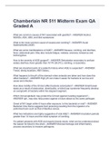 Chamberlain NR 511 Midterm Exam QA Graded A