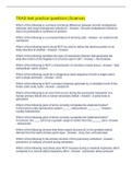 TEAS test practice questions &lpar;Science&rpar; 