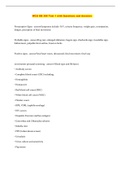 WCU OB 306 Test 1 with Questions and Answers 