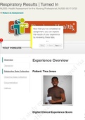 Respiratory Results &vert; Turned In NU333&colon; Health Assessment for the Nursing Professional&comma; NU333-0517-0725