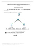 IFT 266 Introduction to Network Information Communication Technology (ICT) Lab 13 VLAN Setup and Configuration