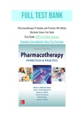 Pharmacotherapy Principles and Practice 4th Edition Chisholm-Burns Test Bank