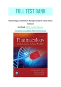 Pharmacology&colon; Connections to Nursing Practice 4th Edition Adams Test Bank