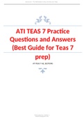ATI TEAS 7 Practice Questions and Answers (Best Guide for Teas 7 prep)