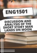 ENG1501 Man lands on the moon (Full analysis and notes)