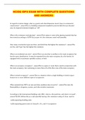 NCIDQ IDPX EXAM WITH COMPLETE QUESTIONS AND ANSWERS 