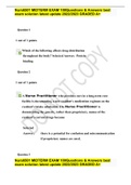 Nurs6501 MIDTERM EXAM 100Questions & Answers best exam solution latest update 2022&sol;2023 GRADED A&plus;