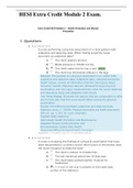  HESI Extra Credit Module 2 Exam&period;&sol; HESI Extra Credit Module 2 Exam&period;