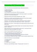 Fresenius ~ Water Treatment Study Guide COMPLETED&comma;Fresenius PCT Practice Test questions well solved&excl;