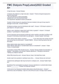 FMC Dialysis Prep&lpar;Latest&rpar;2022 Graded A&plus;