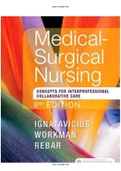 Medical Surgical Nursing 9th Edition Ignatavicius Test Bank (NOT TEXTBOOK)