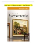Principles of Macroeconomics, 6e Mankiw TB TestBank