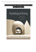 Psychological Testing- Principles, Applications, and Issues, 8e Kaplan TB TestBank