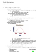 PSY110 Unit 2 Chapter 8 Notes