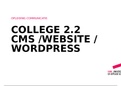 College CMS Website Wordpress 