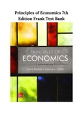 Principles of Economics 7th Edition Frank Test Bank