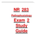 NR 283 Pathophysiology Exam 2 Study Guide.