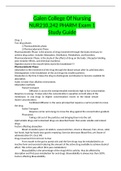 Galen College Of Nursing NUR210,242 PHARM Exam 1 Study Guide