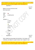 SOCI 2238 Exam Questions and Answers 100&percnt;correct&sol;verified guaranteed success latest update 2022 GRADED A&plus;
