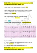 FM 2919 Test Questions and Answers correct &sol;verified guaranteed success latest update 2022