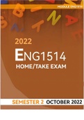 ENG 1514 Online Exam Home Take  (29 Oct/Nov 2022)