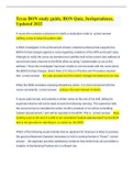 Texas BON study guide&comma; BON Quiz&comma; Jurisprudence&comma; Updated 2022 &vert; 100&percnt; Correct Answer