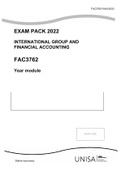 FAC3762 EXAM PACK 2022