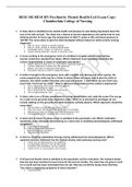 HESI 302 HESI RN Psychiatric Mental Health Exit Exam Copy- Chamberlain College of Nursing&period;
