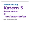 Samenvatting Pincode KTRN 5 vwo Samenwerken en onderhandelen Flex 5&comma; ISBN&colon; 9789001753733  Economie
