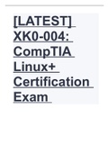 [LATEST] XK0-004 CompTIA Linux+ Certification Exam Questions and Answers.