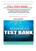 Test Bank for Advanced Practice Nursing: Essentials for Role Development Fourth Edition Lucille A. Joel