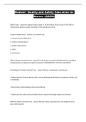 Module1 Quality and Safety Education for Nurses &lpar;QSEN&rpar;