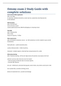 Ostomy exam 2 Study Guide with complete solutions