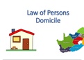 Domicile and Mental Illness Status Legally 