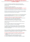 ATI Fundamentals Exam &vert; 100 Questions and Answers &vert; LATESTGraded A
