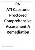RN ATI Capstone Proctored Comprehensive Assessment A Remediation&period;