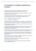 IT essentials 7&period;0 midterm Questions & Answers
