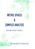 Metric spaces & Complex analysis
