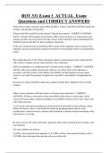 BOT 331 Exam 1 ACTUAL Exam  Questions and CORRECT ANSWERS