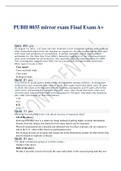 PUBH 8035 mirror exam Final Exam A+