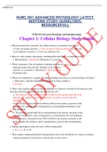 NURS 501 ADVANCED PHYSIOLOGY LATEST MIDTERM STUDY GUIDE(100% RESOURCEFUL) 