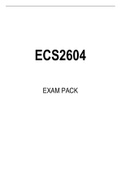 ECS2604 EXAM PACK 2022