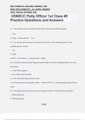 USNSCC Petty Officer 1st Class &num;5 Practice Questions and Answers
