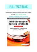 Medical Surgical Nursing in Canada 4th Edition Lewis Test Bank