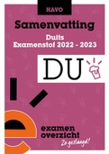 Samenvatting Duits Examen HAVO 2023