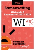 Samenvatting Wiskunde B Examen VWO 2023